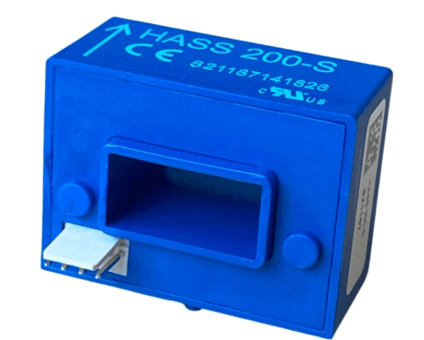 LEM HASS 200-S Hall-effect current sensor selected for power-delivery measurement